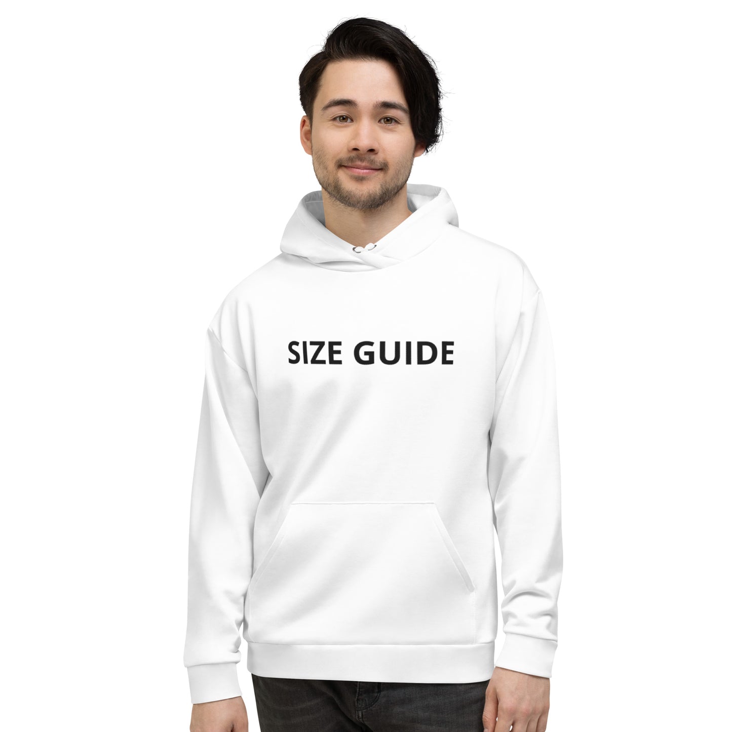SIZE GUIDE Unisex Hoodie