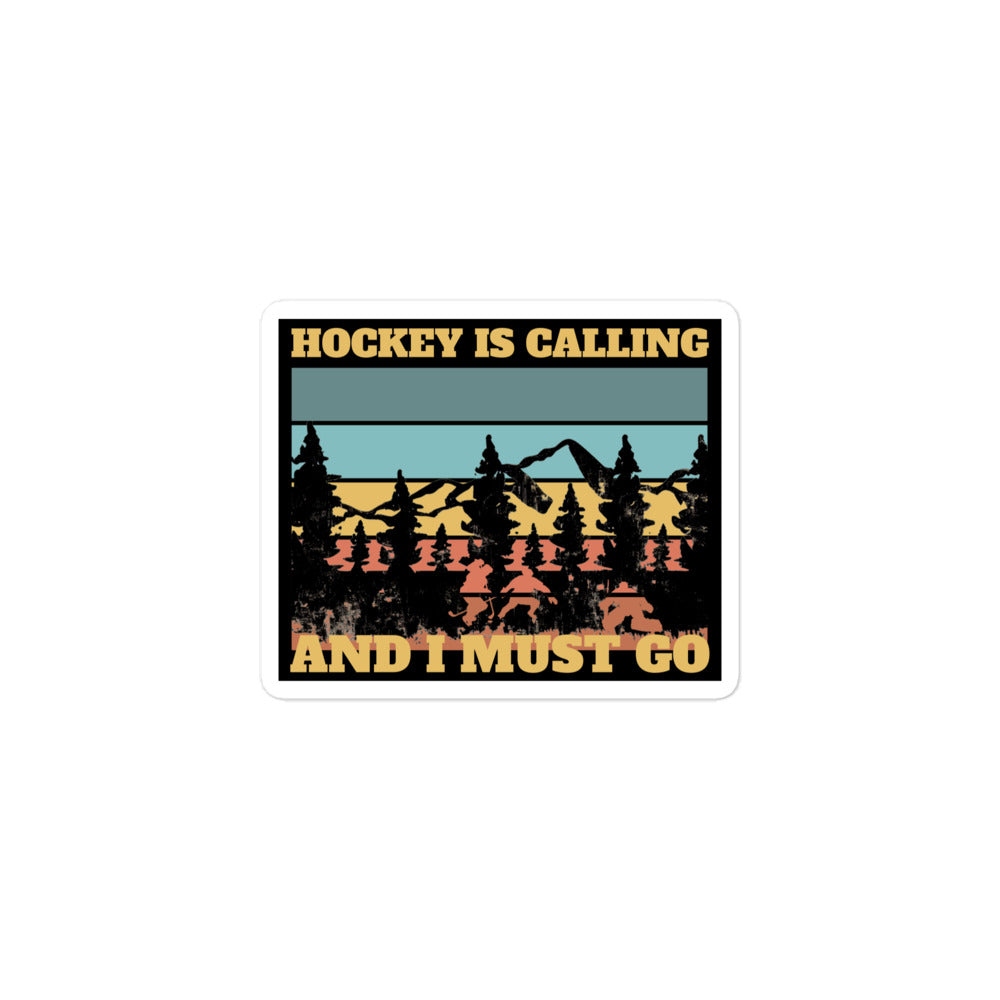 Hockey Is Calling Sticker