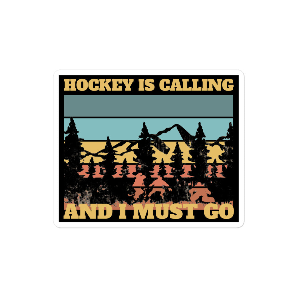 Hockey Is Calling Sticker