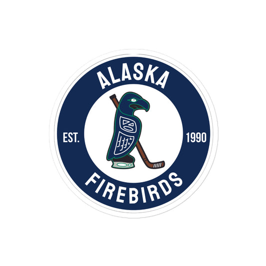 Alaska Firebirds Logo Stickers