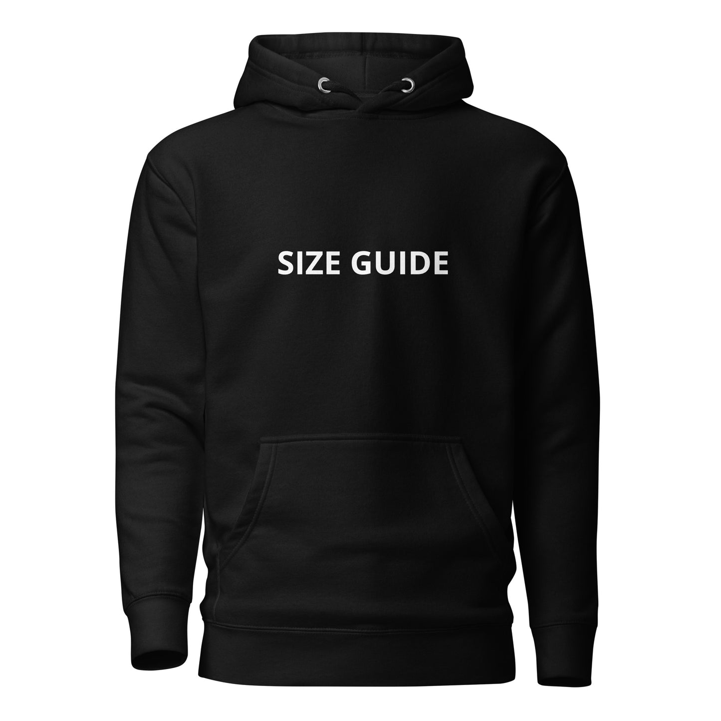 Size Guide Unisex Hoodie Cotton Heritage M2580