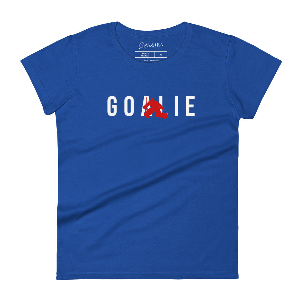 Goalie Silhouette Women's T-Shirt