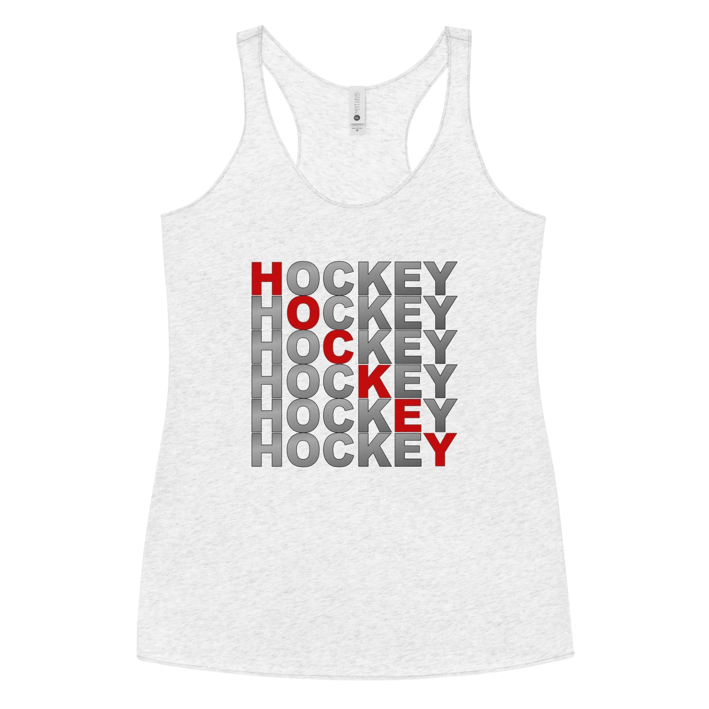 Hockey Hockey Hockey Racerback Tank