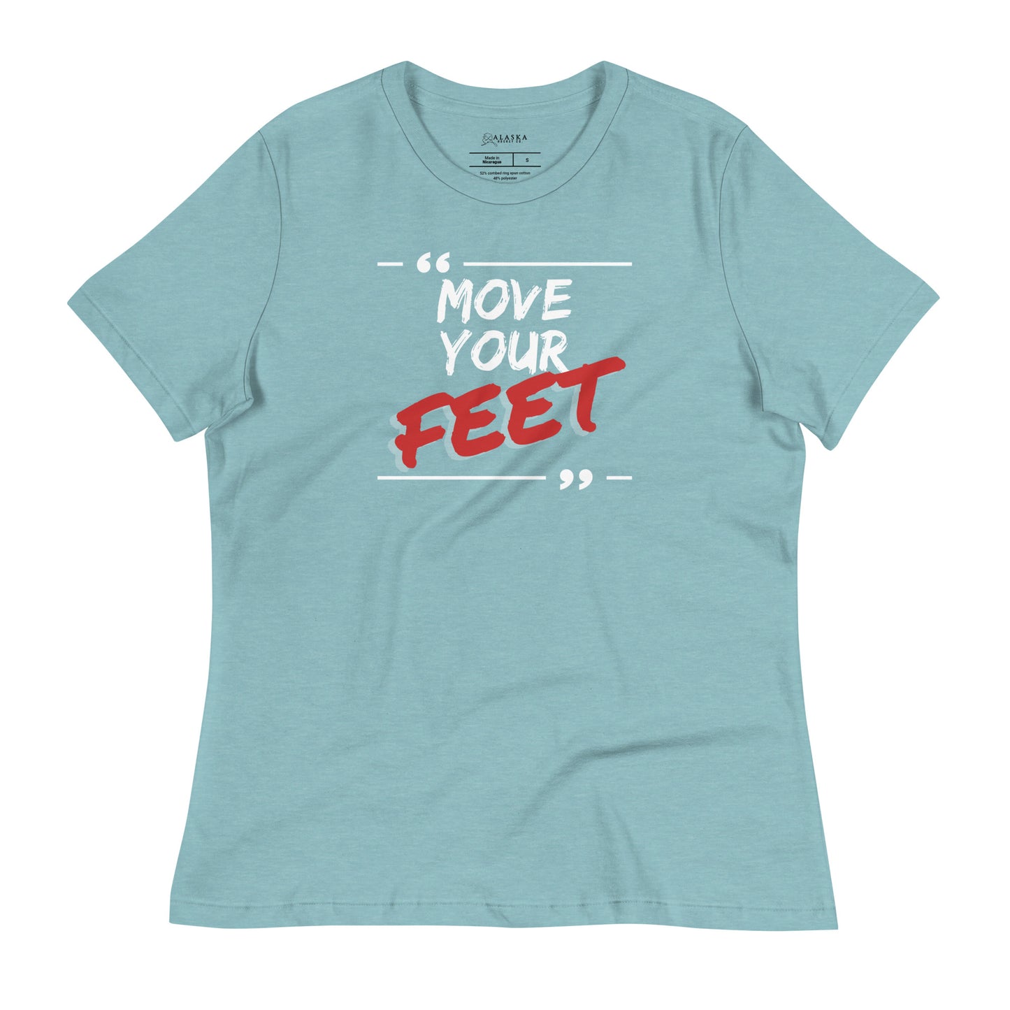 Move Your Feet Women's Relaxed T-Shirt