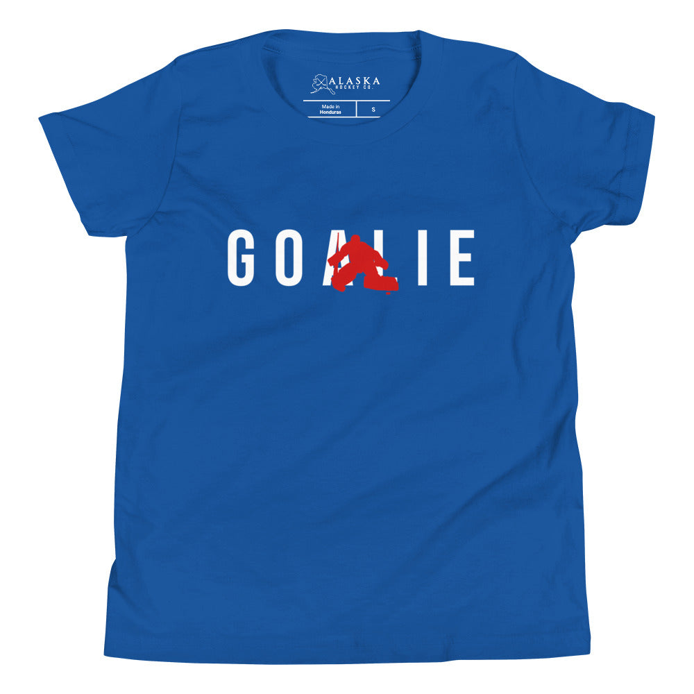 Goalie Silhouette Kids T-shirt