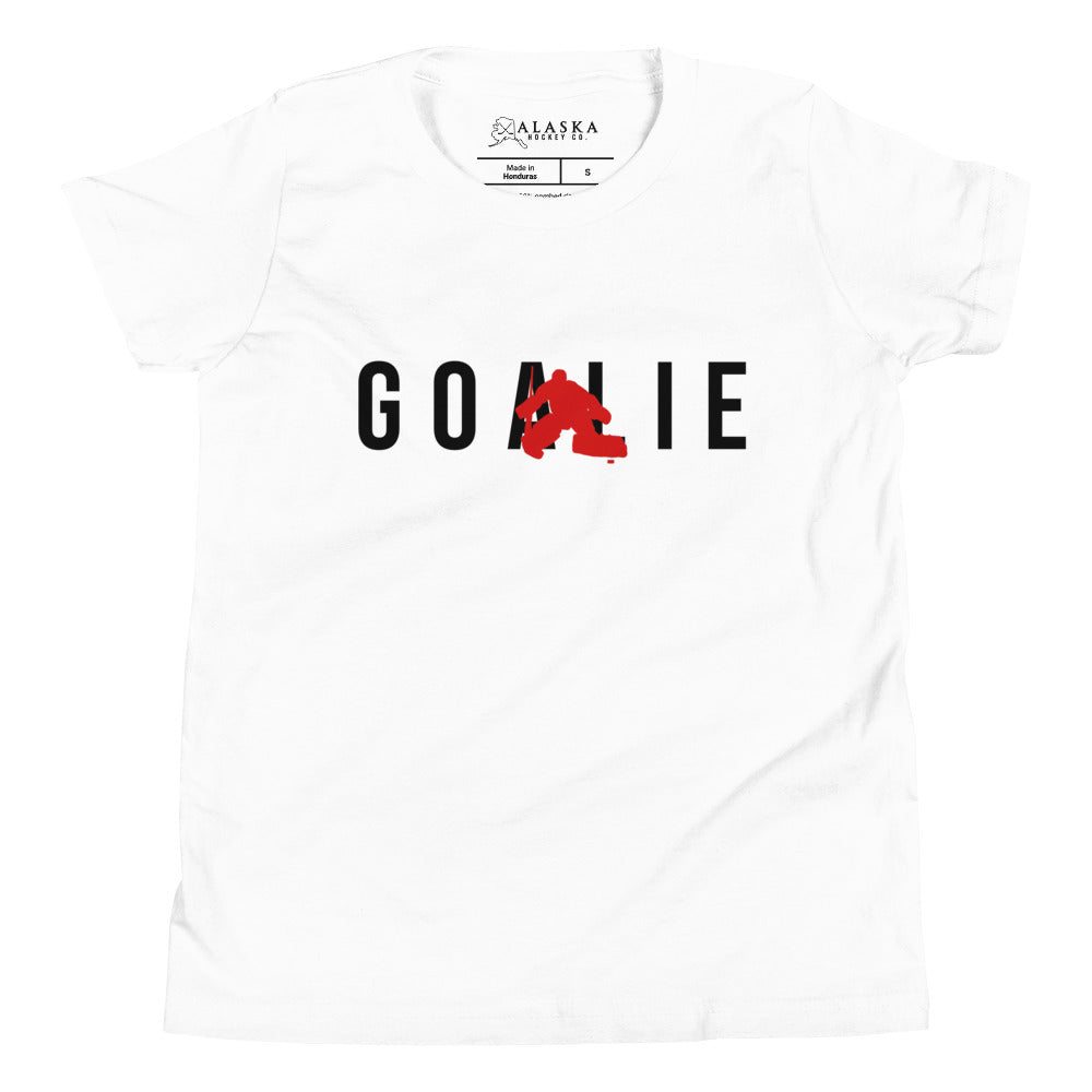 Goalie Silhouette Kids T-shirt